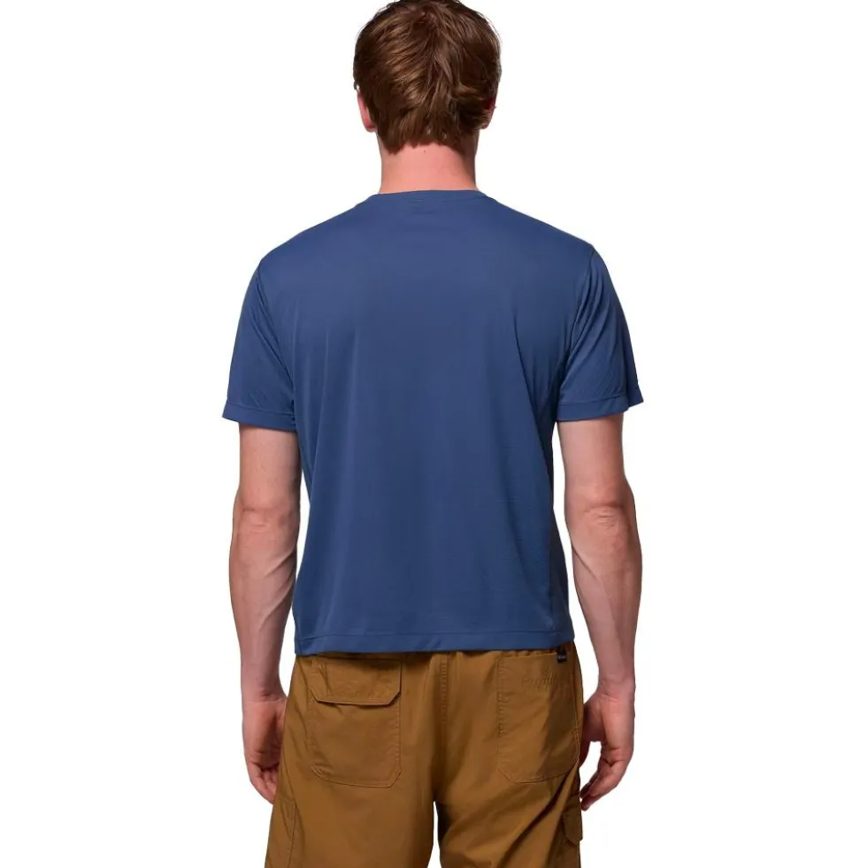 Maglietta da trekking Columbia Zero Rules Light Ss Crew Dark Mountain