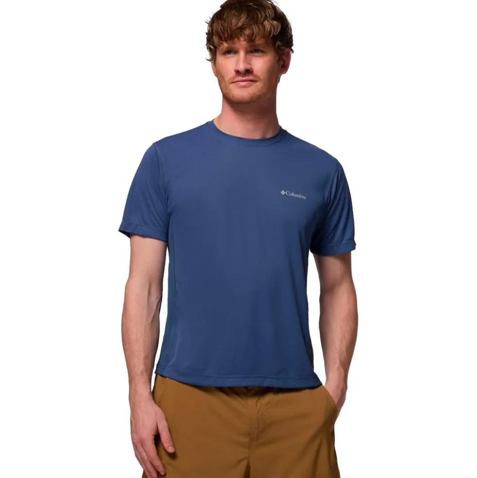 Maglietta da trekking Columbia Zero Rules Light Ss Crew Dark Mountain