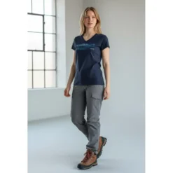 Maglietta da trekking Icepeak Beaune Bleu Fonce