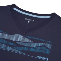 Maglietta da trekking Icepeak Beaune Bleu Fonce
