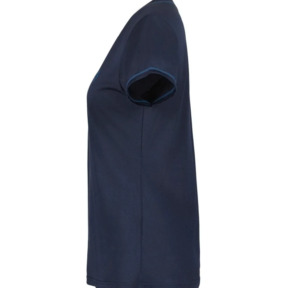 Maglietta da trekking Icepeak Burnham Bleu Fonce