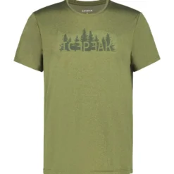 Maglietta da trekking Icepeak Bearden Olive Fonce