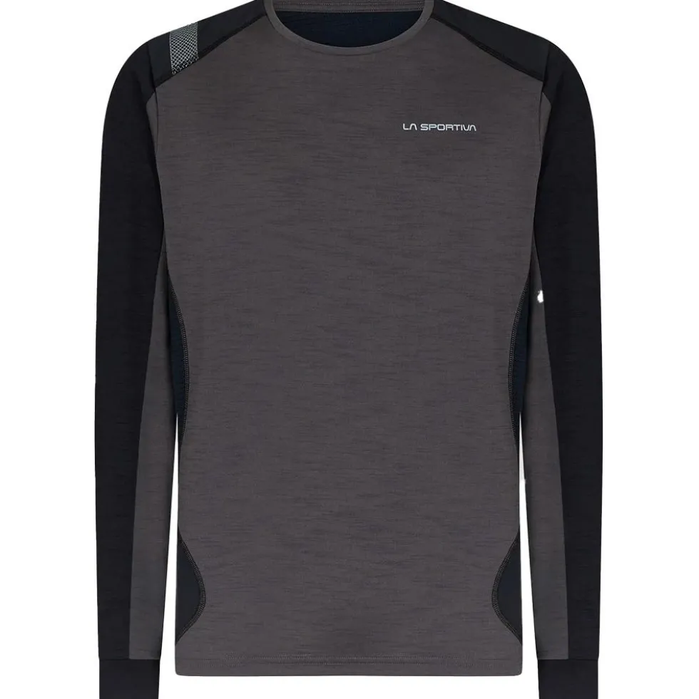 Maglietta da trekking La Sportiva Beyond Long Sleeve M Carbon Black
