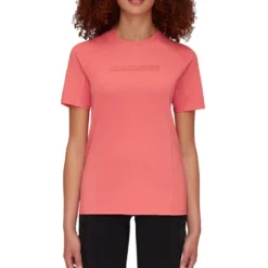 Maglietta da trekking Mammut Selun FL Logo W Salmon