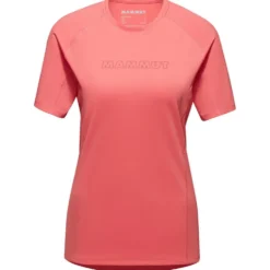 Maglietta da trekking Mammut Selun FL Logo W Salmon