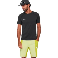 Maglietta da trekking Mammut Ducan Fast Light Black
