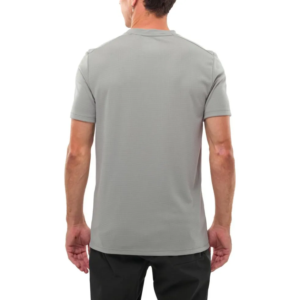 Maglietta da trekking Millet Kamet Map Short Sleeve Granite