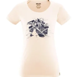 Maglietta da trekking Millet Tana Ts Ss W Vanilla Cream