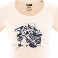 Maglietta da trekking Millet Tana Ts Ss W Vanilla Cream