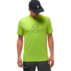 Maglietta da trekking Millet Ubic Light Tee Shirt Short Sleeve M Macaw Green