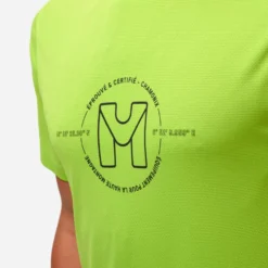 Maglietta da trekking Millet Ubic Light Tee Shirt Short Sleeve M Macaw Green