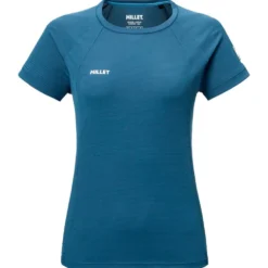 Maglietta da trekking Millet Fusion Ts Ss W Saphir