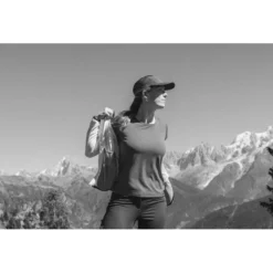 Maglietta da trekking Millet Hiking Jacquard S/S W Foggy Dew
