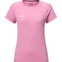 Maglietta da trekking Millet Fusion Ts Ss W Mauve Orchid