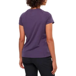 Maglietta da trekking Millet Fusion Ts Ss W Purple Velvet