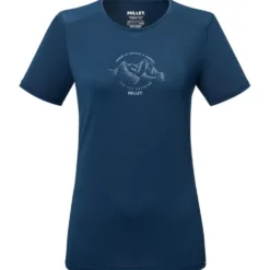 Maglietta da trekking Millet Ubic Light Tee Shirt Short Sleeve W Saphir
