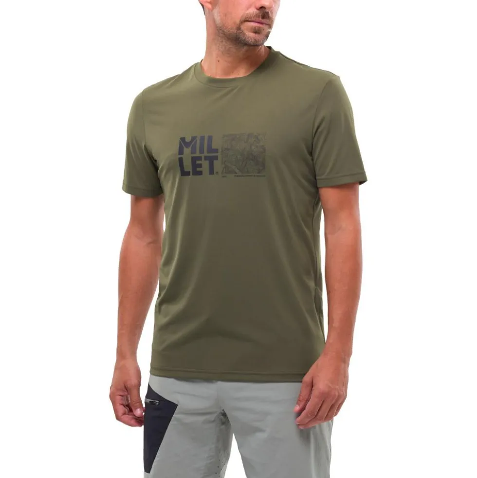 Maglietta da trekking Millet Seneca Short Sleeve Grape Leaf