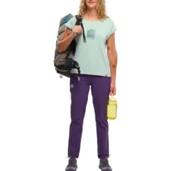 Maglietta da trekking Millet Seneca Short Sleeve W Seaweed