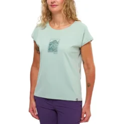 Maglietta da trekking Millet Seneca Short Sleeve W Seaweed
