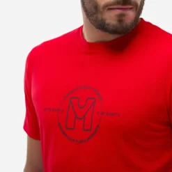 Maglietta da trekking Millet Ubic Light Tee Shirt Short Sleeve M Red