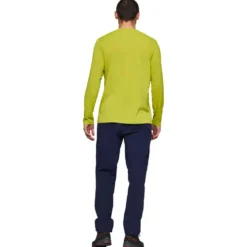 Maglietta da trekking Norrona Femund Tech Long Sleeve Golden Lime
