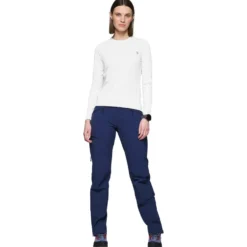 Maglietta da trekking Norrona Femund Tech Long Sleeve W's Snow White