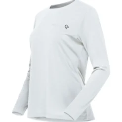 Maglietta da trekking Norrona Femund Tech Long Sleeve W's Snow White