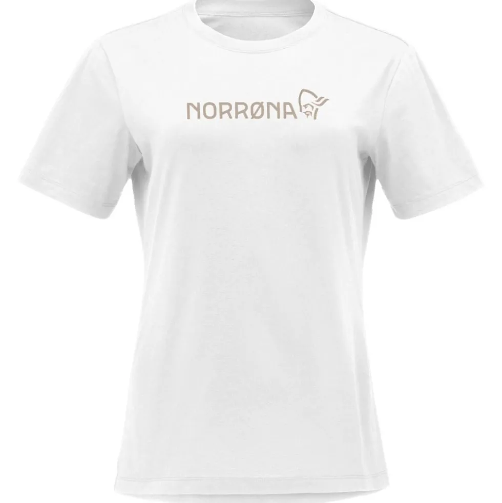 Maglietta da trekking Norrona /29 Cotton Viking W Pure White