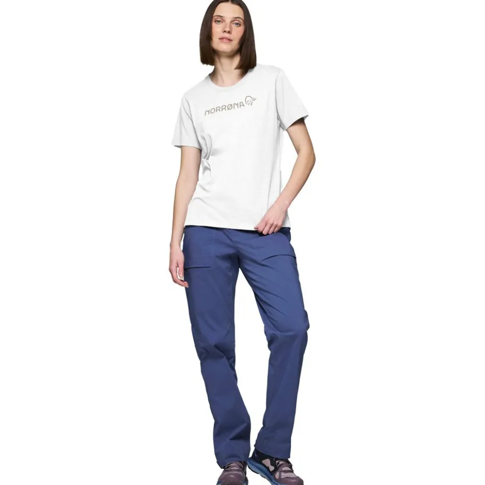 Maglietta da trekking Norrona /29 Cotton Viking W Pure White