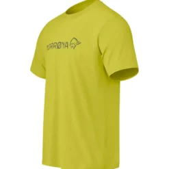 Maglietta da trekking Norrona /29 Cotton Viking Golden Lime