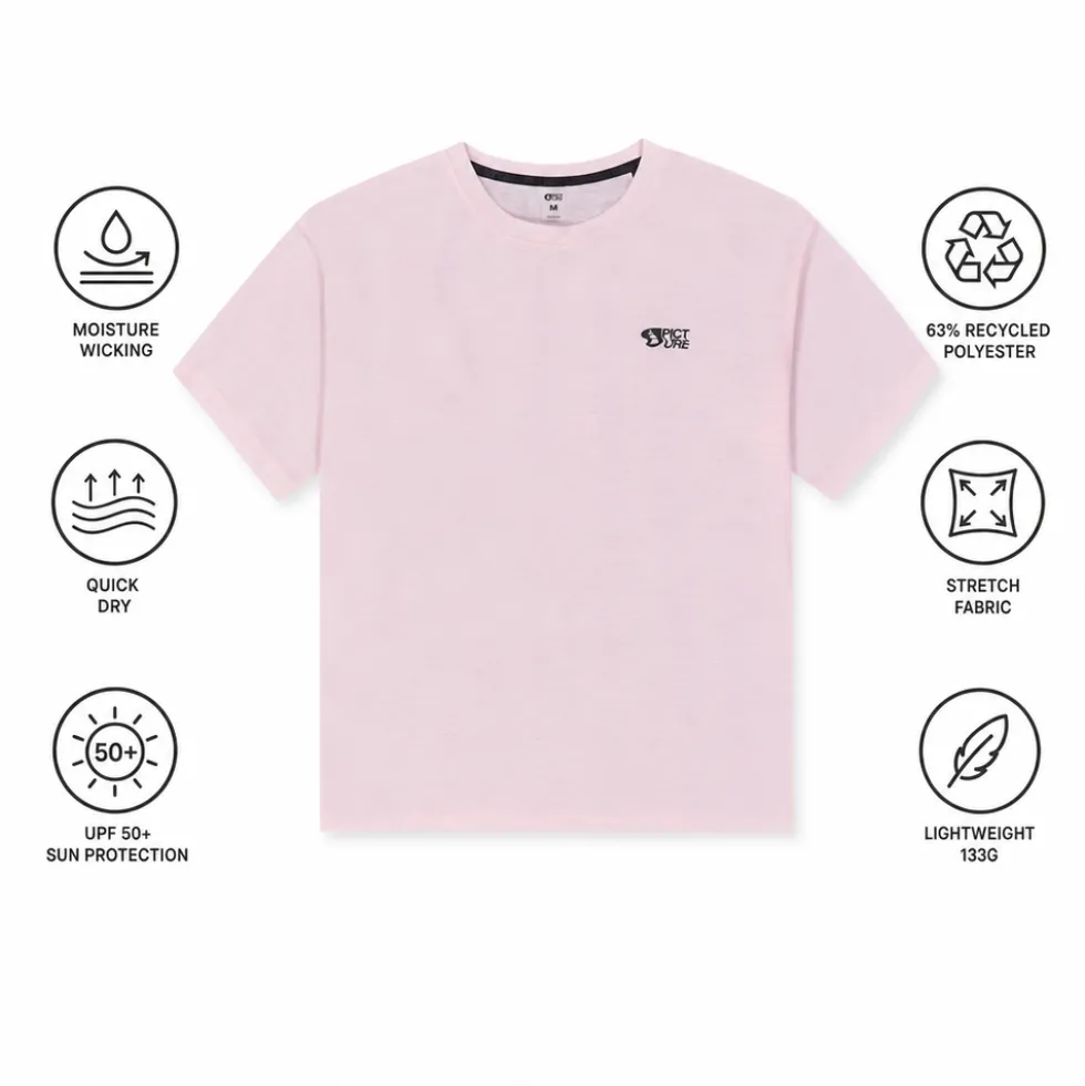 Maglietta da trekking Picture Timont W Tech Tee Ballerina