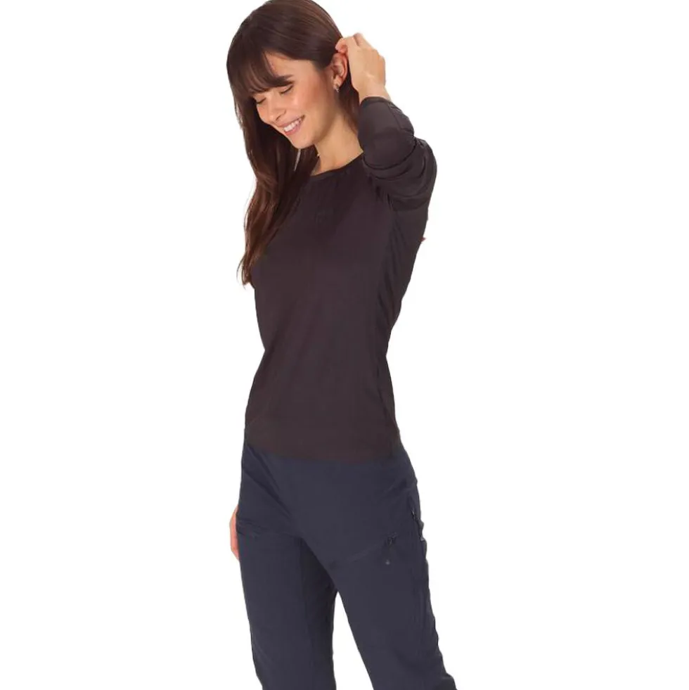 Maglietta da trekking Rossignol W SKPR Ls Tee Black
