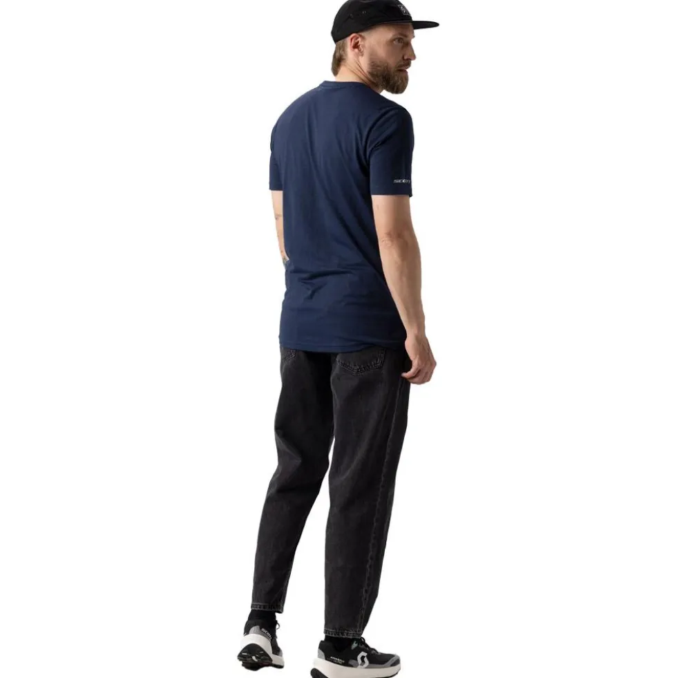 Maglietta da trekking Scott Defined Dri Short Sleeve Dark Blue
