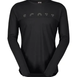 Maglietta da trekking Scott Tee M's Defined Merino Long Sleeve Black