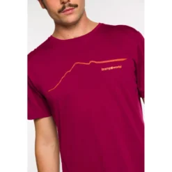 Maglietta da trekking Trangoworld Serneus Beet Red