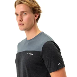 Maglietta da trekking Vaude Men's Sveit Shirt Black White