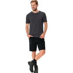 Maglietta da trekking Vaude Men's Essential Tee Shirt Black