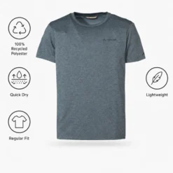 Maglietta da trekking Vaude Men's Essential Tee Shirt Heron
