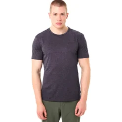 Maglietta da trekking Vaude Men's Essential Tee Shirt Purple Ask