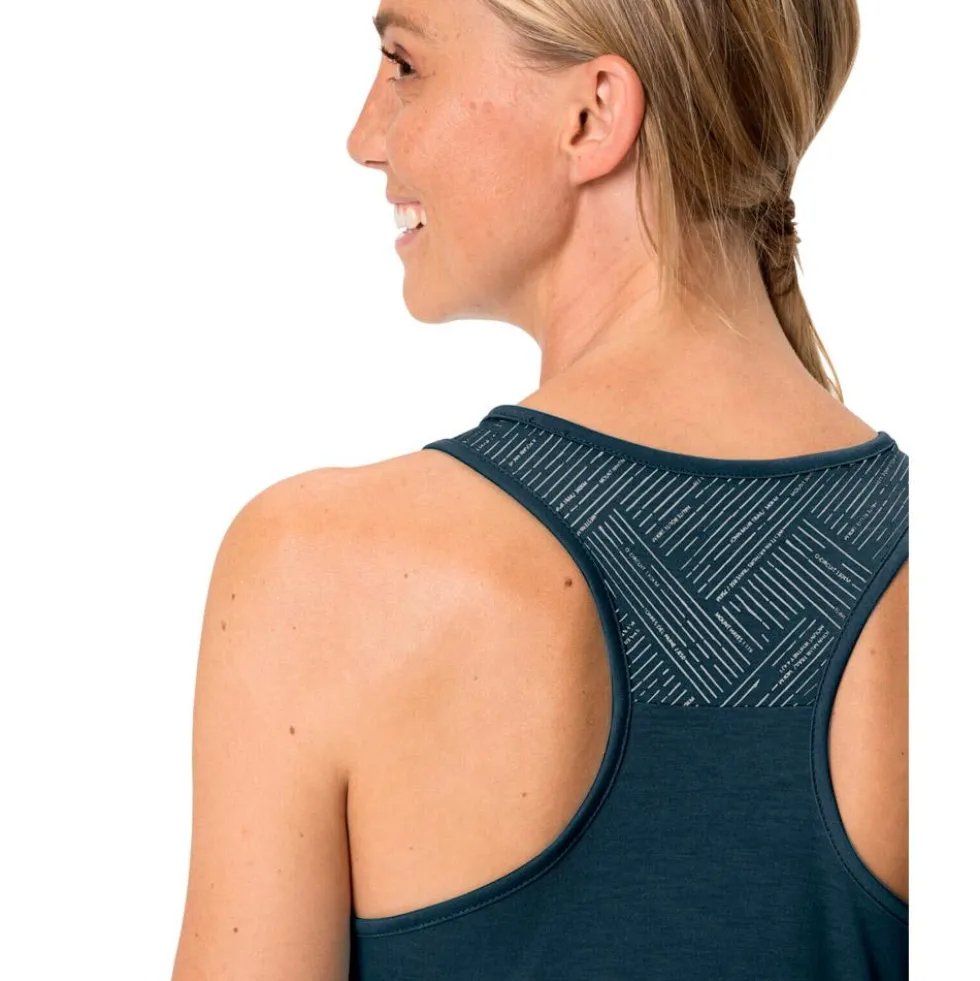Maglietta da trekking Vaude Women's Sveit Top III Dark Sea