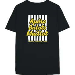 Maglietta French Disorder Mike Apéros Bulots Maillot Anthracite