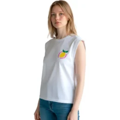 Maglietta French Disorder Poppy Lemonade White
