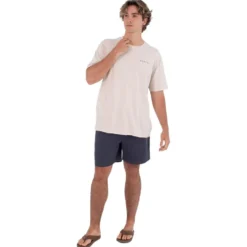 Maglietta Hurley Cycles Of The Earth Short Sleeve Bone