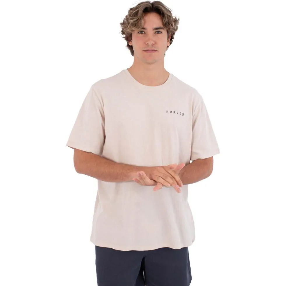 Maglietta Hurley Cycles Of The Earth Short Sleeve Bone