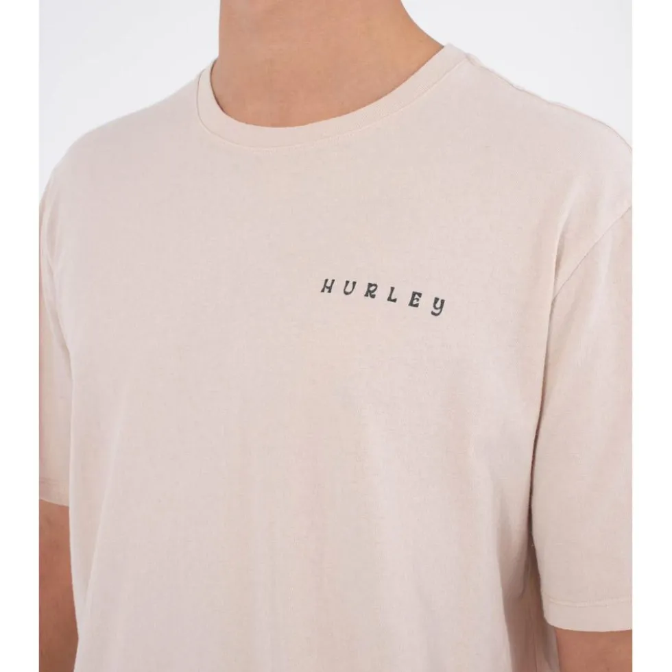 Maglietta Hurley Cycles Of The Earth Short Sleeve Bone