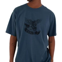Maglietta Hurley M Sider FP Short Sleeve Tee Shirt Reversible Submarine