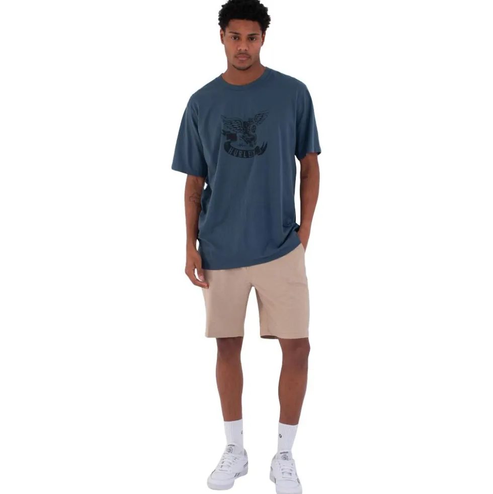 Maglietta Hurley M Sider FP Short Sleeve Tee Shirt Reversible Submarine