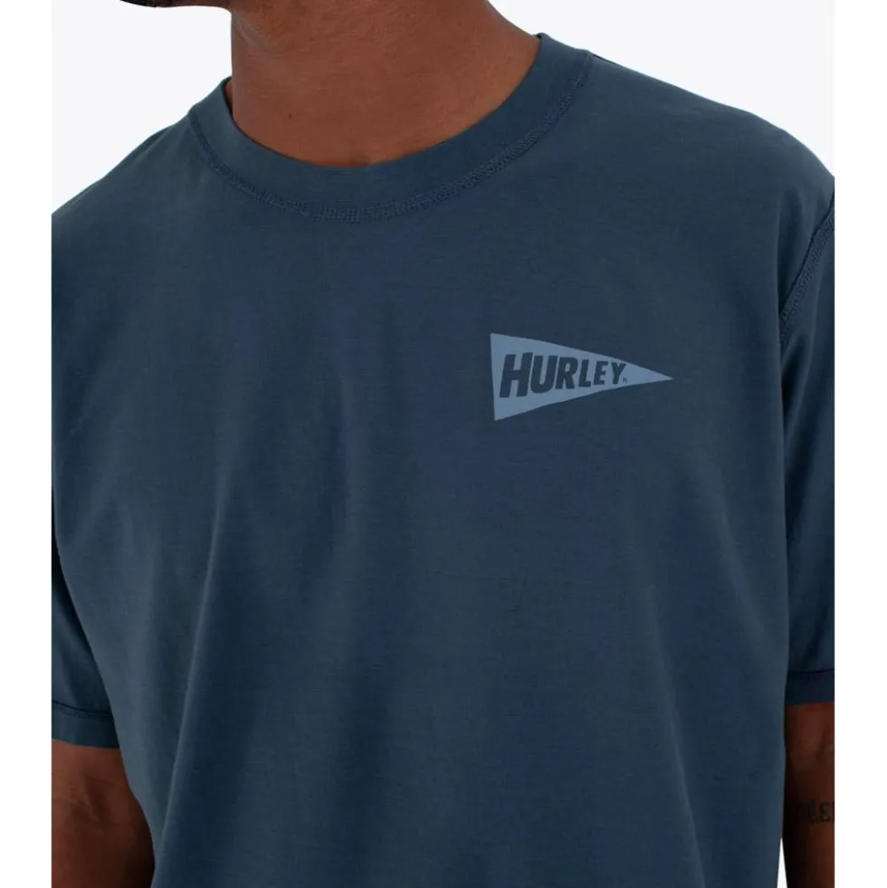 Maglietta Hurley M Sider FP Short Sleeve Tee Shirt Reversible Submarine