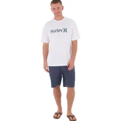 Maglietta Hurley Short Sleeve Printing Press Money White