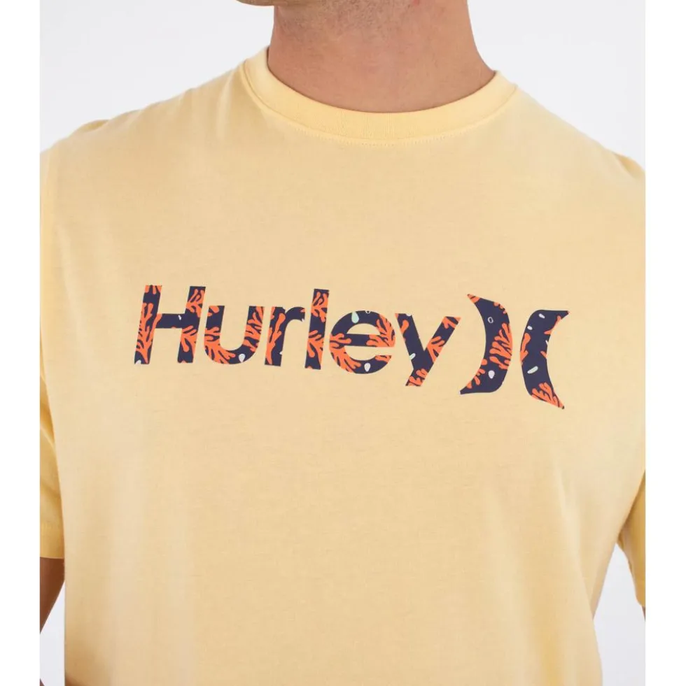 Maglietta Hurley Short Sleeve Printing Press Money Egg Shell